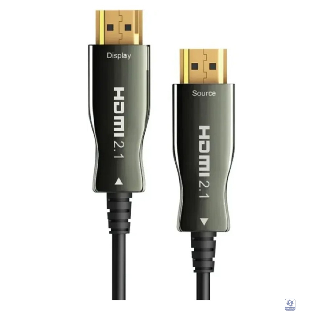 Filum Активный оптический кабель HDMI FL-AOC-HDMI2.1-30M v.2.1, 8K/60HZ, ARC, 48 Гб/с, 19M/19M, черный, 30 м (1115454)