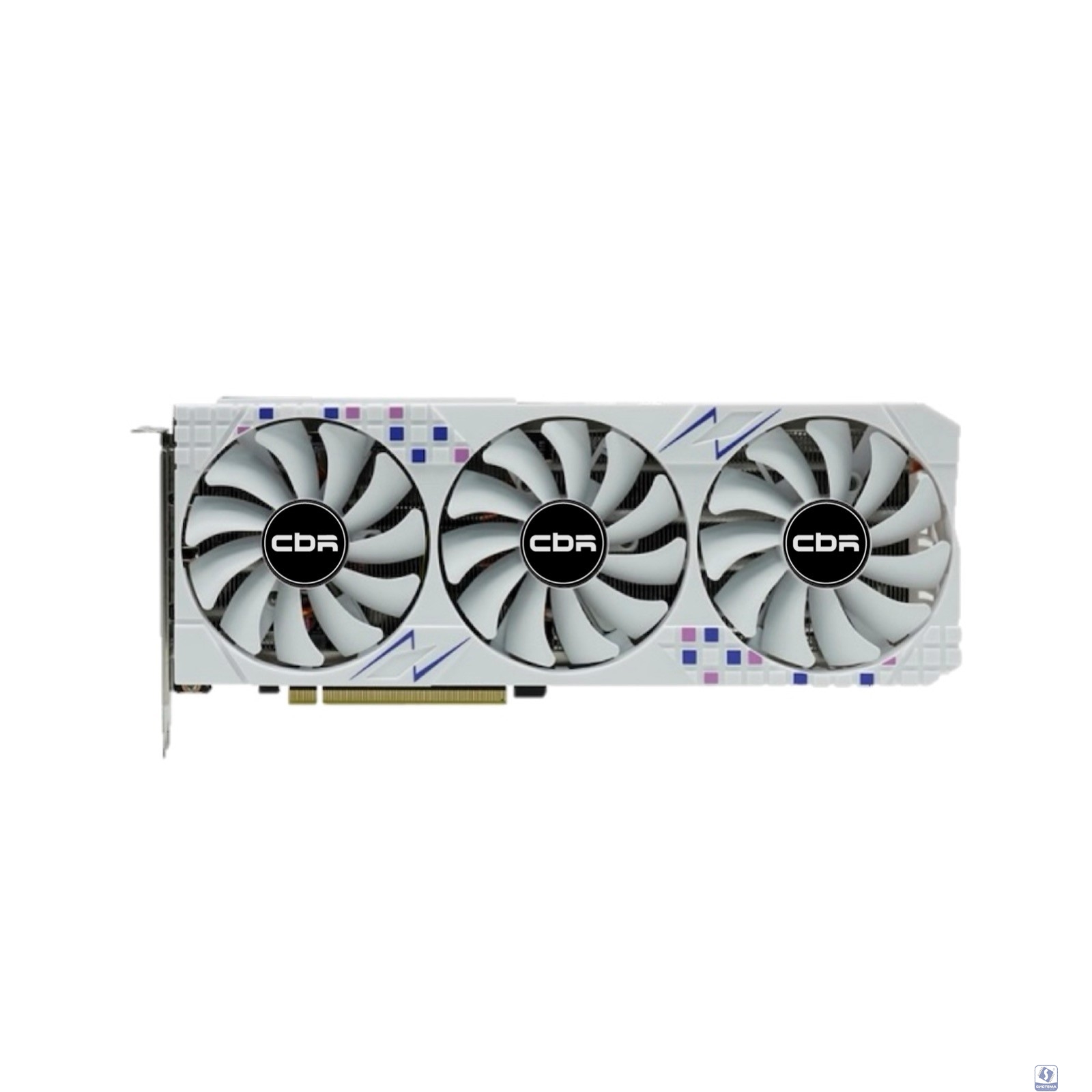 Видеокарта CBR RTX 3070Ti 8GB, GDDR6, 256BIT, 1575-1770Mhz, 290W  (HDMI/3xDP)[VGA-STX3070TI-8G-RTL]