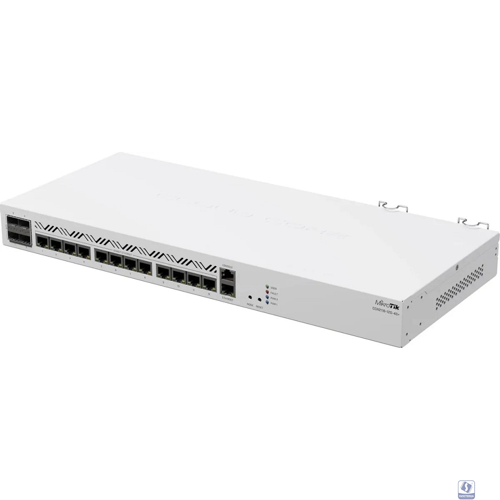MikroTik CCR2116-12G-4S+ Маршрутизатор проводной 12*1Gbit RJ45, 4*SFP+