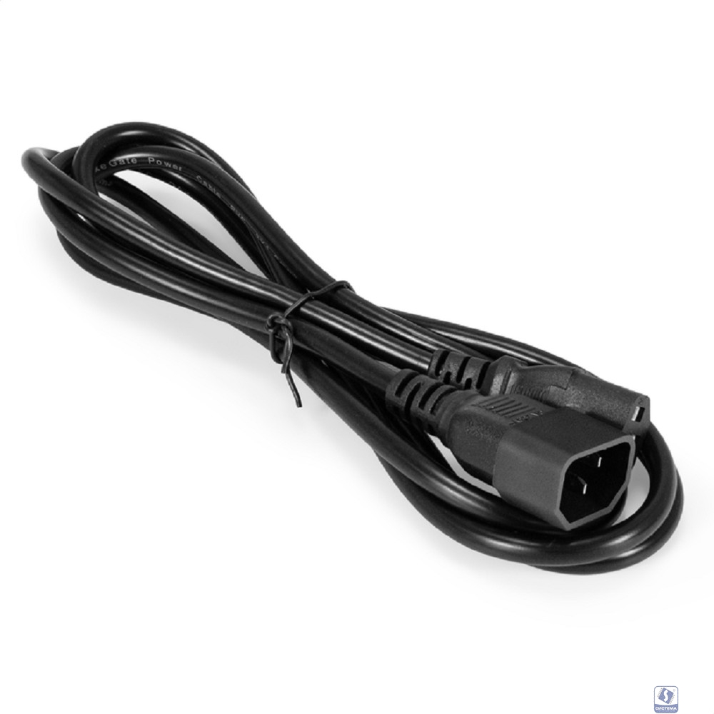 Exegate EP280626RUS Кабель монитор - компьютер (UPS->устройство) ExeGate Power EC-1,8P (IEC 320 С13->С14) VDE-250V-3*1.0mm2, медь, черный, 1.8м.