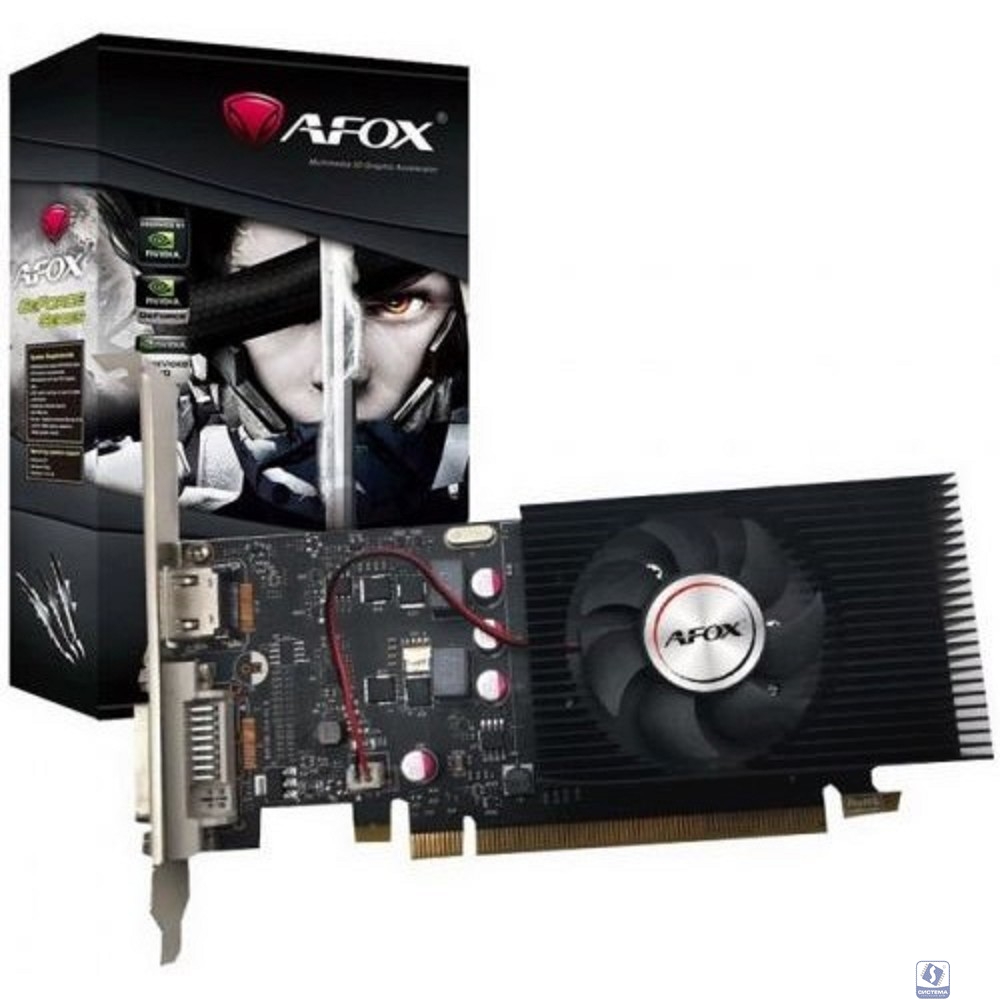 Видеокарта AFOX GT1030 2GB GDDR5 64bit DVI/HDMI 1FAN LP(AF1030-2048D5L5-V2) RTL