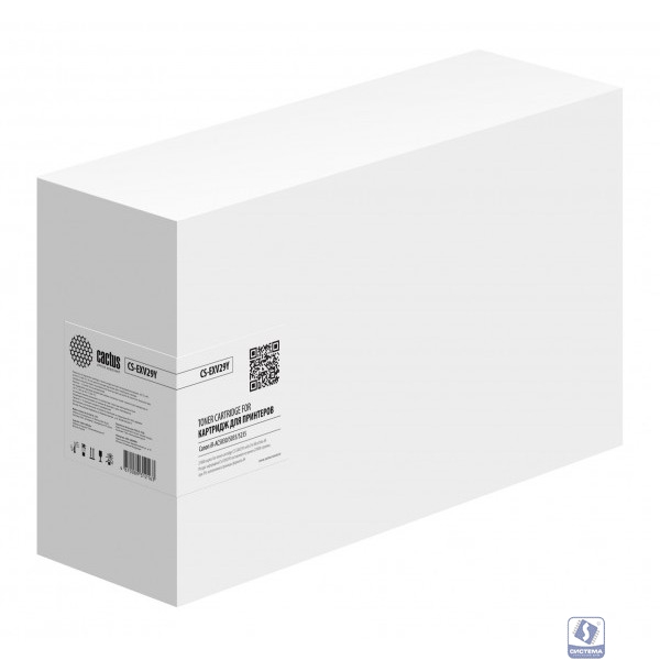 Картридж лазерный Cactus CS-EXV29Y желтый (27000стр.) для Canon iR-AC5030/5035/5235/5240