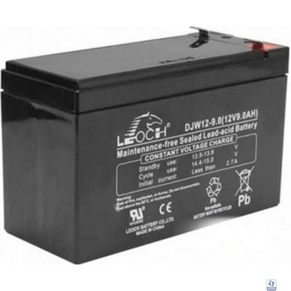 Leoch Батарея DJW12-9.0 (12V 9Ah)  F2