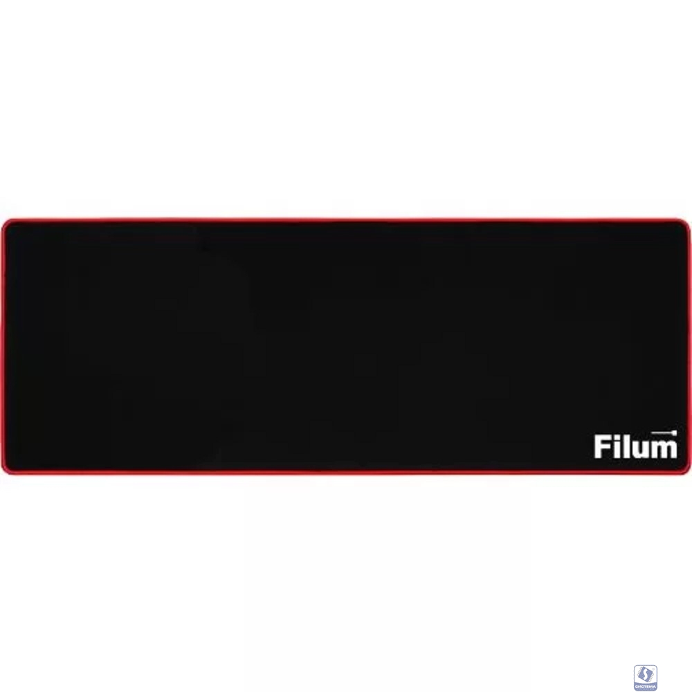 Filum FL-MP-XL-GAME Коврик игровой для мыши, серия- Bulldozer,  черный, оверлок, размер “XL”- 900*450*3 мм, ткань+резина.