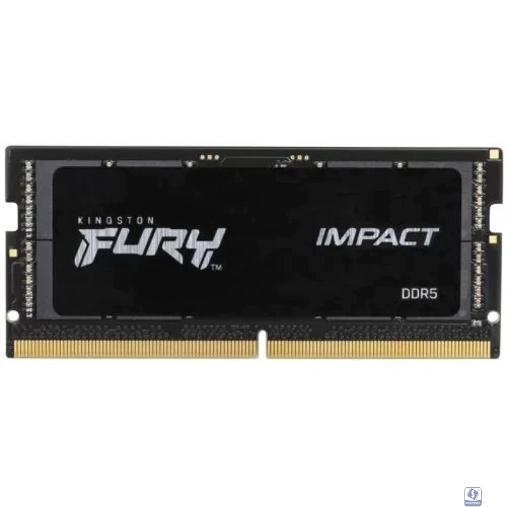 Kingston DDR5 SODIMM 32GB Память оперативная  4800MT/s  CL38  FURY Impact PnP