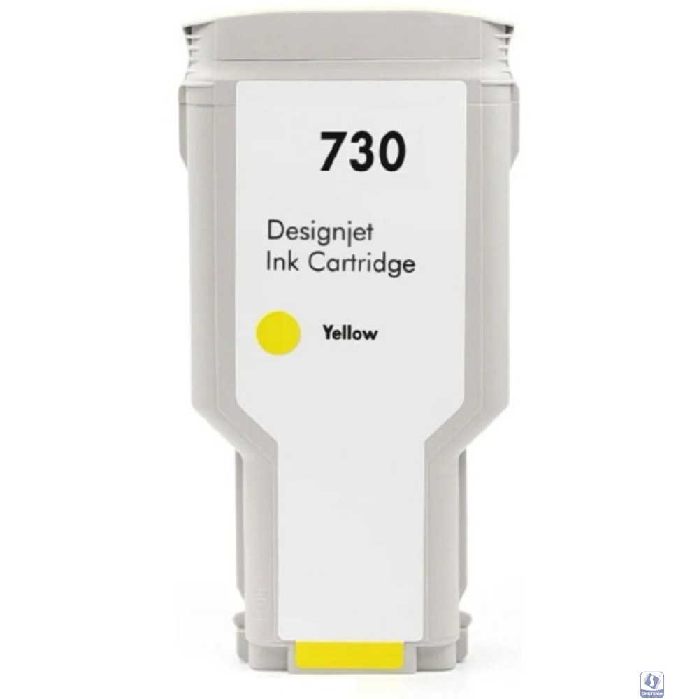 Струйный картридж NV Print 730 (NV-P2V70A) Yellow для HP DesignJet T1700, T1600, T2600 (300 мл)