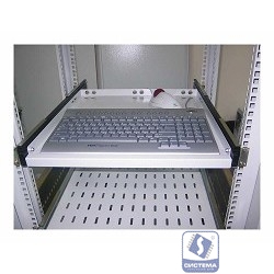ЦМО Полка для стойки клавиатурная навесная, глубина 200 мм (ТСВ-К-СТК)