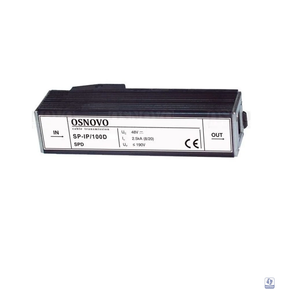 SP-IP/100D Устройство грозозащиты для локальной вычислительной сети (скорость до 100 Мб/с).