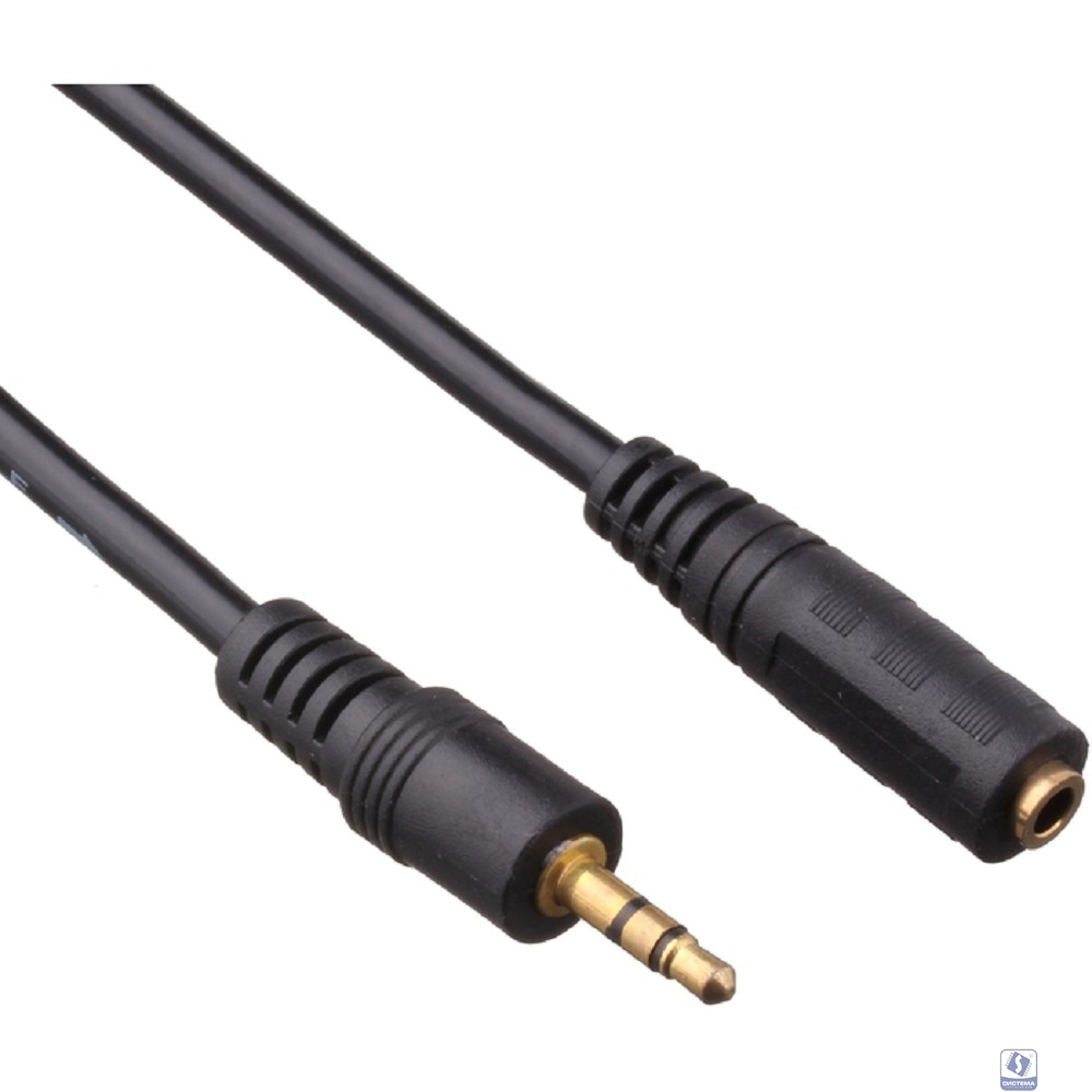 Exegate EX205309RUS Удлинитель звуковой (3.5mm Jack M - 3.5mm Jack F) 3м Exegate, позолоченные разъемы