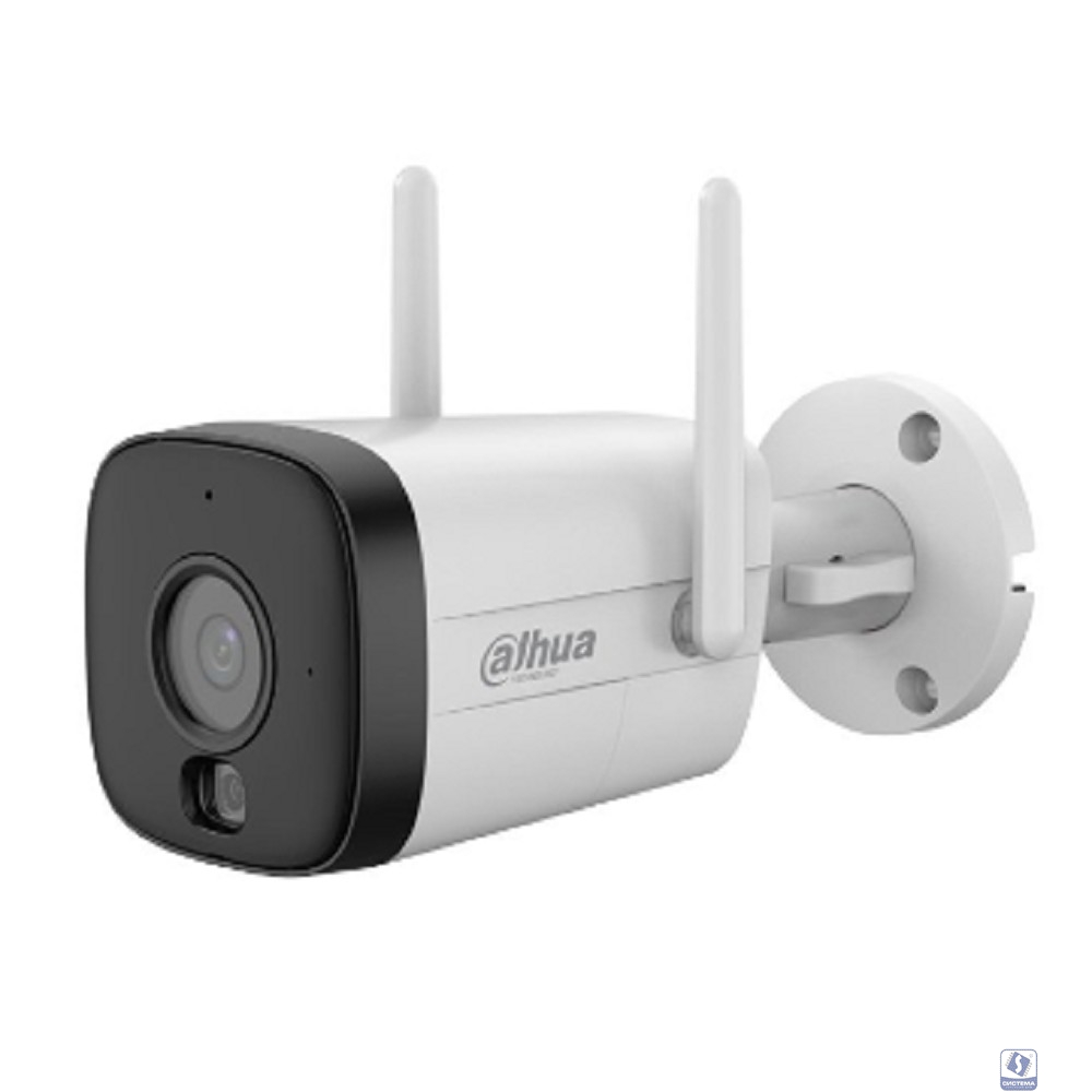 DAHUA DH-IPC-HFW1539DTK1P-SAW-IL-0360B Уличная цилиндрическая IP-видеокамера  ИК 30м и LED 30м  Wi-Fi 5Мп; 1/2.7” CMOS; объектив 3.6мм обнаружение людей, обнаружение тран. средств;  IP67;металл/пласт