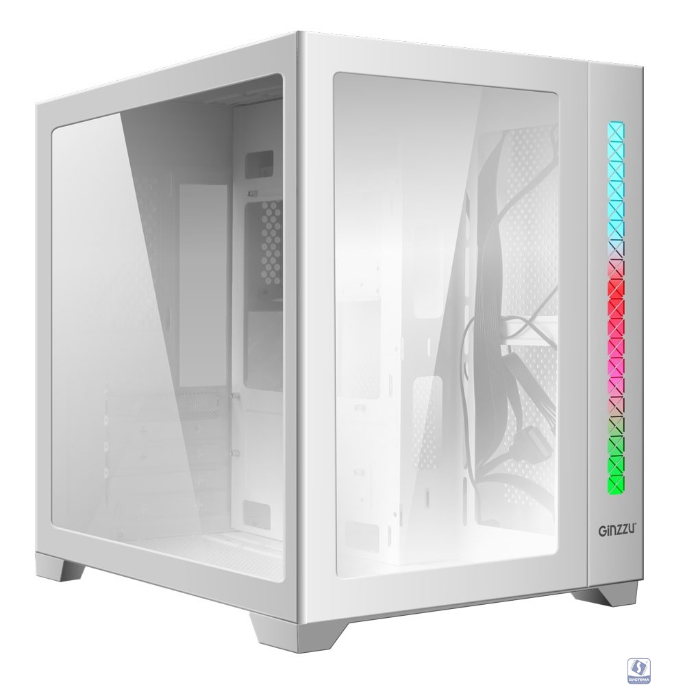 Повреждение упаковки Ginzzu V400 RGB Белый
