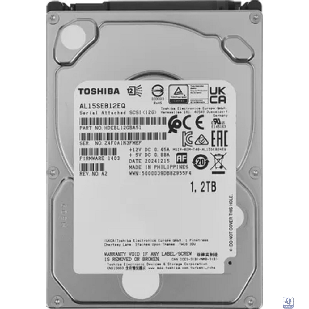 1.2TB Toshiba (AL15SEB12EQ) 