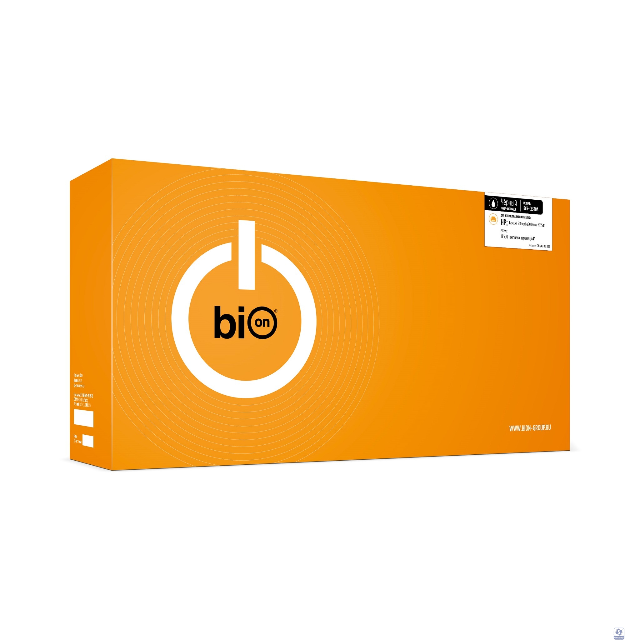 Повреждение упаковки Bion CE340A Картридж для HP LaserJet Enterprise 700 Color M775dn (13500 стр.), Черный, с чипом
