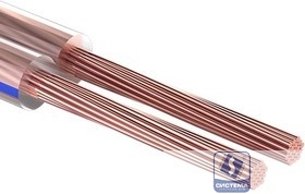 Proconnect 01-6208-6 Кабель акустический, 2х2.50 мм2, прозрачный BLUELINE, 100 м.  