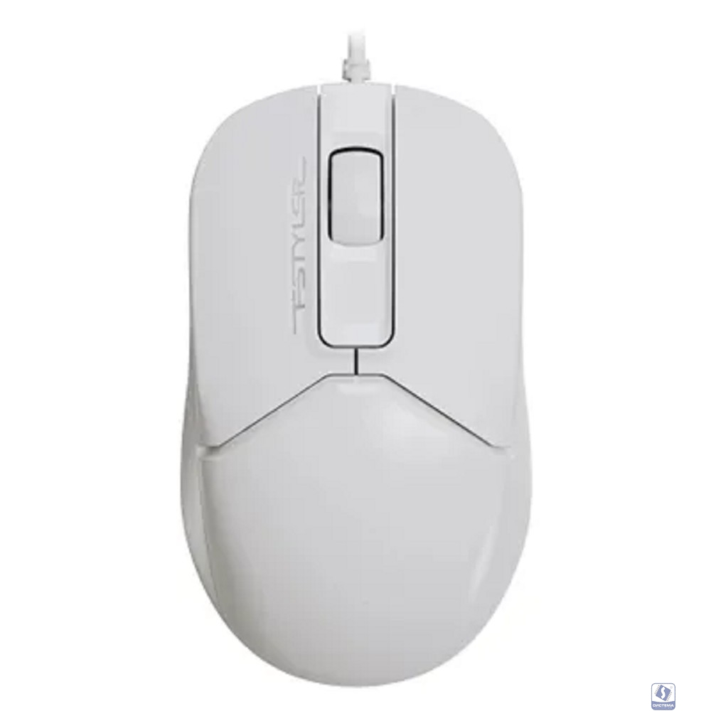 Мышь A4Tech Fstyler FM12 WHITE белый оптическая (1200dpi) USB (3but)