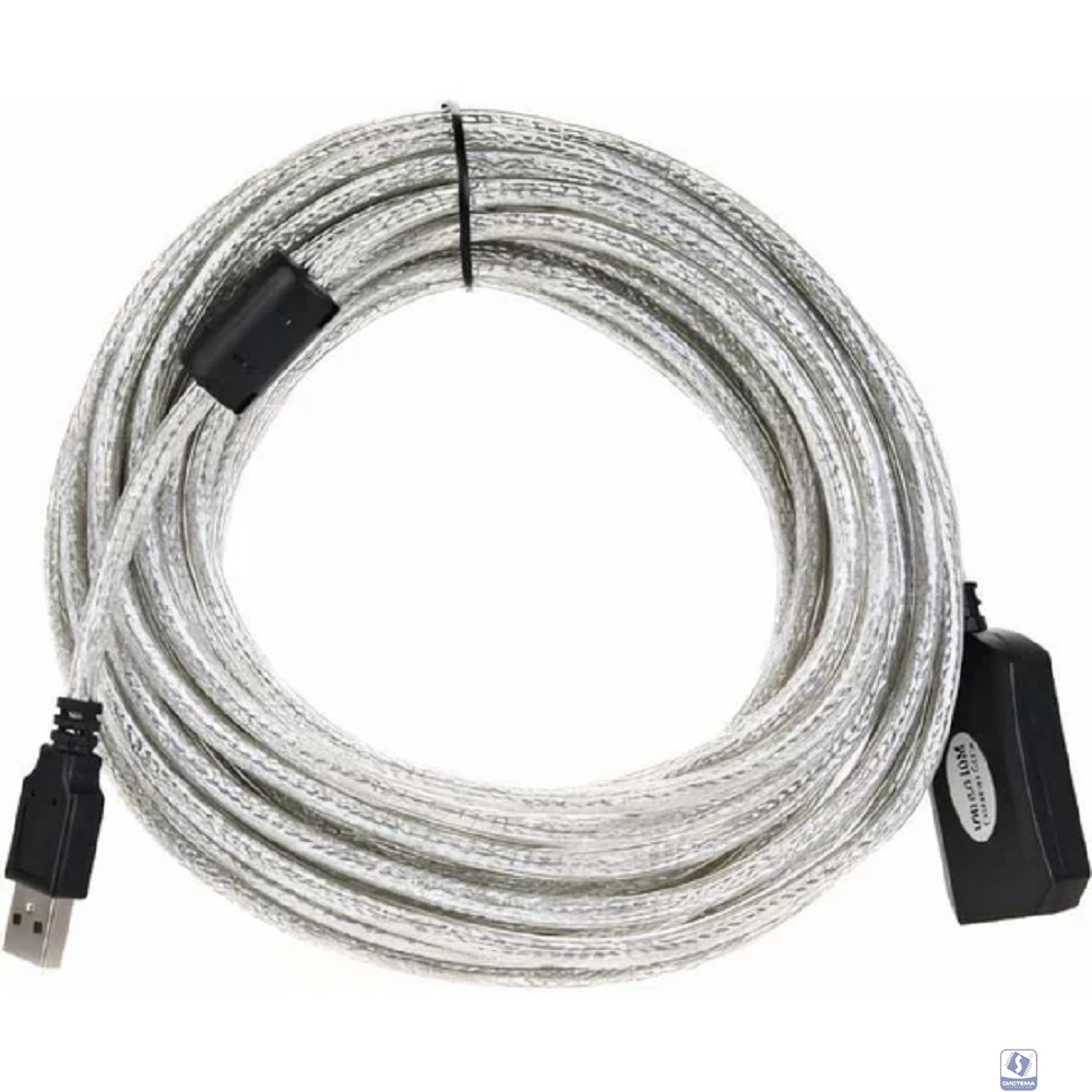 VCOM VUS7049-10M Кабель-адаптер USB2.0-repeater, удлинительный активный <Am-->Af> 10м (6937510851355)