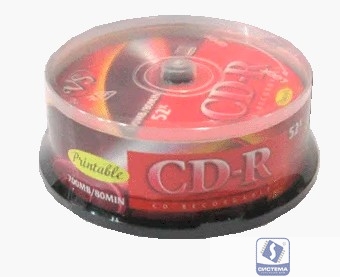 Диски VS CD-R 80 52x CB/10 Ink Print (620182)