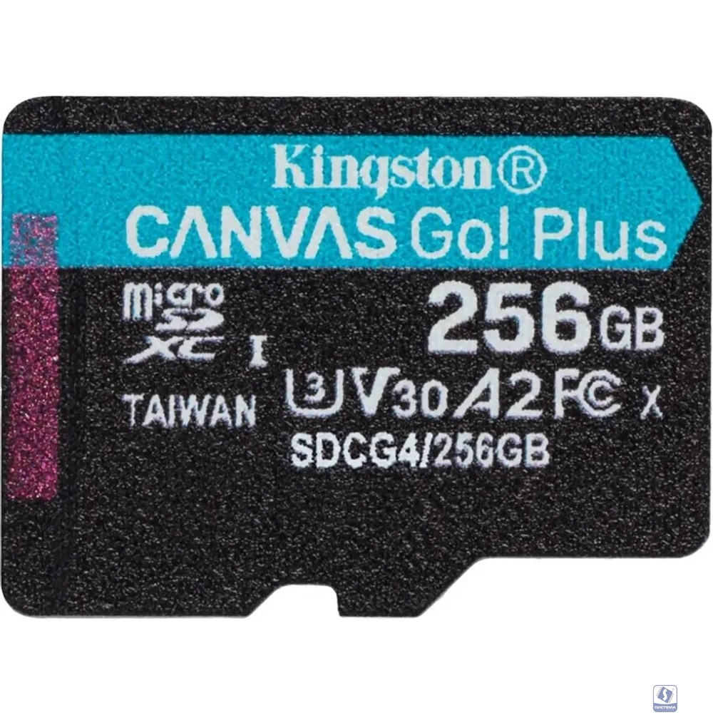 Micro SecureDigital 256GB Kingston SDCG4/256GBSP Canvas Go! Plus V10 A2 w/o adapter