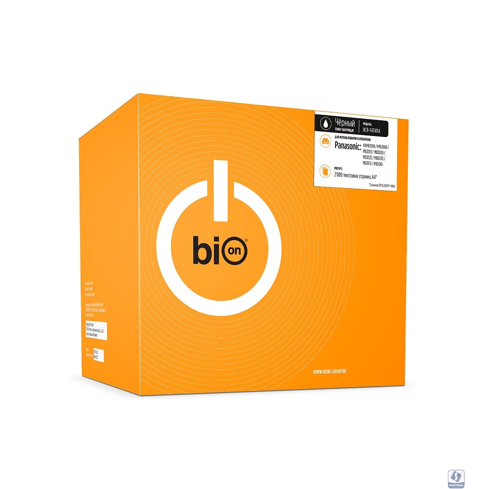 Bion BCR-FAT411A  Картридж для Panasonic (2000  стр.), Черный, с чипом