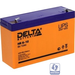 Delta HR 6-12 (12 А\ч, 6 В) свинцово- кислотный аккумулятор  