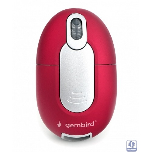 Мышь беспров. Gembird MUSW-605, 2,4ГГц, 1200DPI, 3кн красная