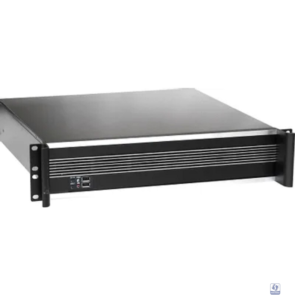 Exegate EX284958RUS Серверный корпус ExeGate Pro 2U450-09 <RM 19", высота 2U, глубина 450, без БП, 2*USB>