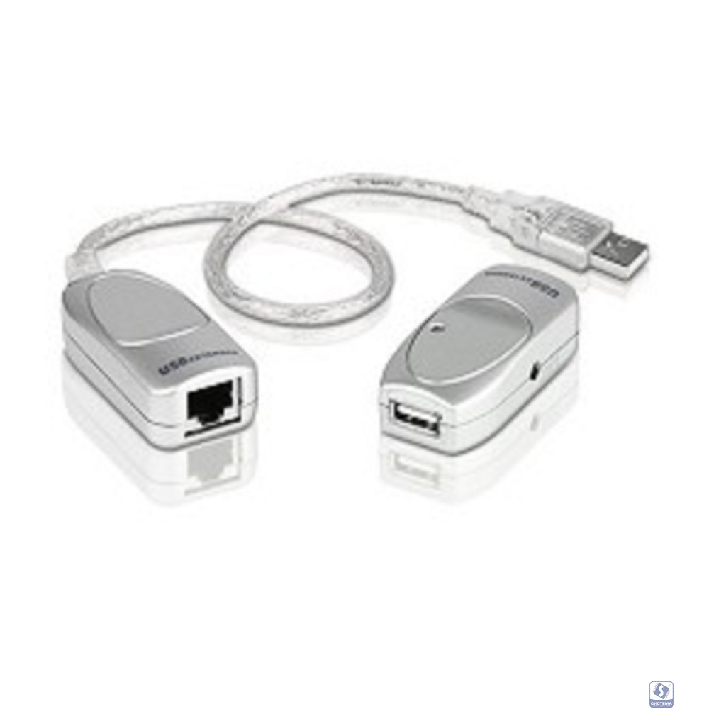 ATEN UCE60 Удлинитель/усилитель/extender, USB 1.1, 60 метр., USB А-тип, Male/Female, без шнуров, питание от шины