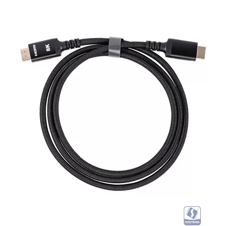 iOpen ACG859B-1.5 Кабель интерфейсный HDMI-HDMI 19M/M,ver. 2.1 8KX60Hz (Econom) оплетка 1.5m