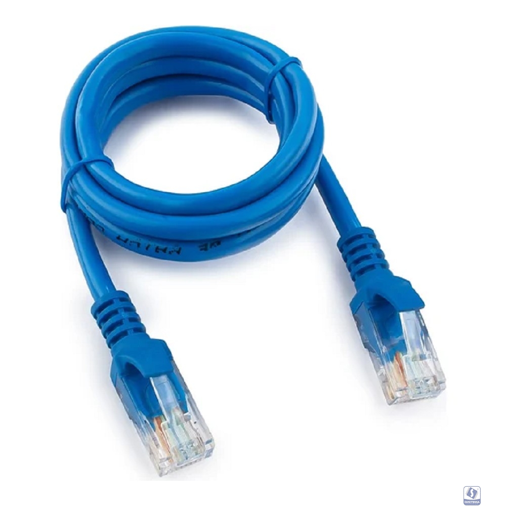Cablexpert Патч-корд медный UTP PP10-1M/B кат.5, 1м, литой, многожильный (синий)