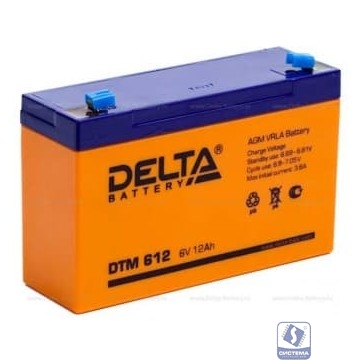 Delta DTM 612 (12 А\ч, 6В) свинцово- кислотный аккумулятор  