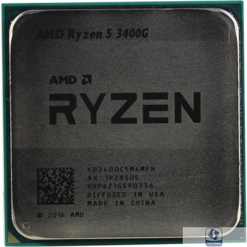 CPU AMD Ryzen 5 3400G OEM (YD3400C5M4MFH) 