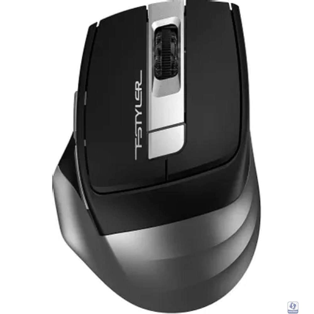Мышь беспроводная A4Tech Fstyler FB35 , серый , оптическая, 2000dpi, BT/Radio, USB, 6 кнопок
