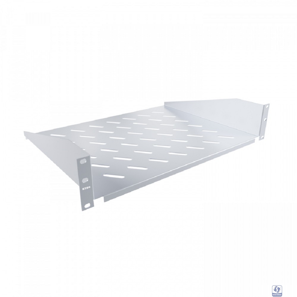 NTSS Полка переднего крепления NTSS, глубина 350мм, крепление 19 2U, серый RAL 7035 NTSS-FF-350