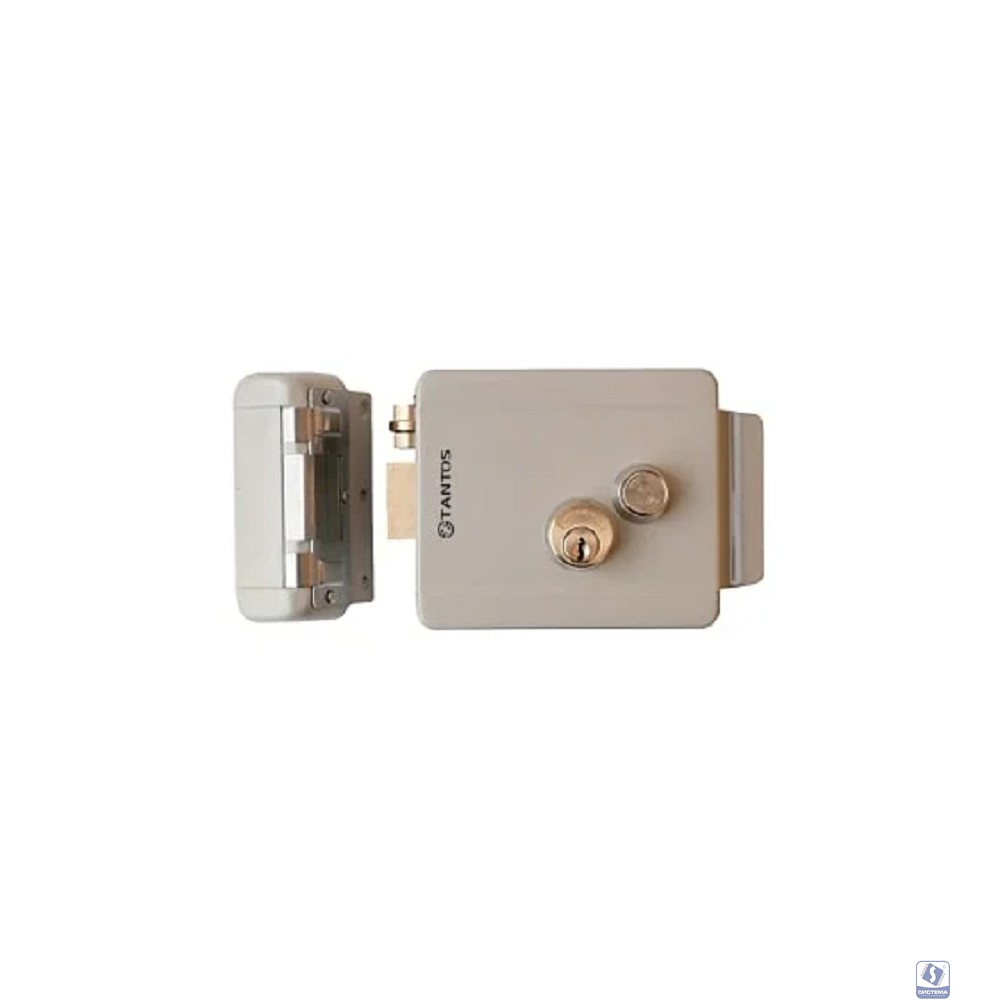 Замок электромеханический Tantos TS-EL2369ST накладной, универсальный, с блокировкой кнопки в 2-х положениях