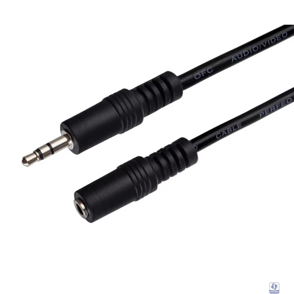 PERFEO Кабель Jack 3.5 мм вилка - Jack 3.5 мм розетка, длина 10 м. (J2204)