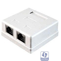 Hyperline CA-8P8C-C5e-WH Проходной адаптер RJ-45(8P8C), категория 5e