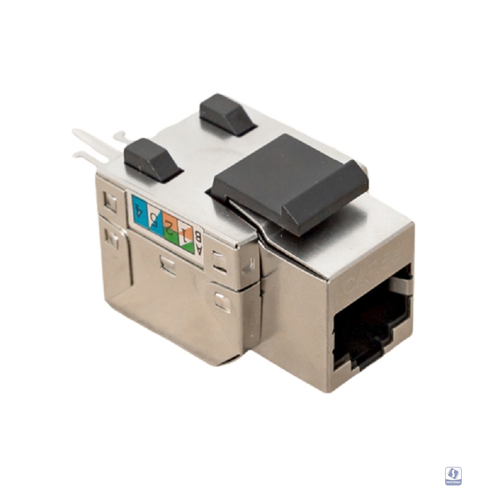 Rexant (02-0272) Модуль Keystone Jack RJ-45(8P8C), FTP экранированный, CAT 6, тип 90 градусов PRO