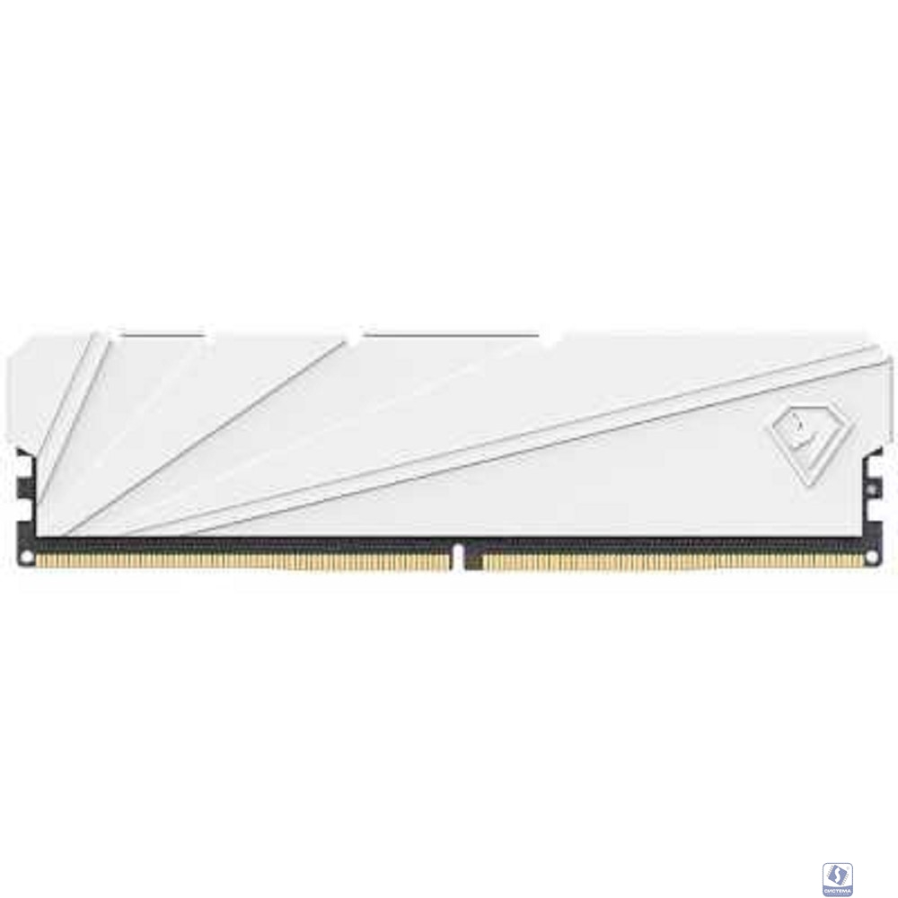 Модуль памяти DDR4 Netac Shadow II 16GB 3200MHz CL16 1.35V / NTSSD4P32SP-16W / White / with radiator