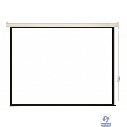 Lumien Eco Control [LEC-100101] Экран с электроприводом 180x180 см (раб. область 174х174 см) MW черная кайма 1:1 