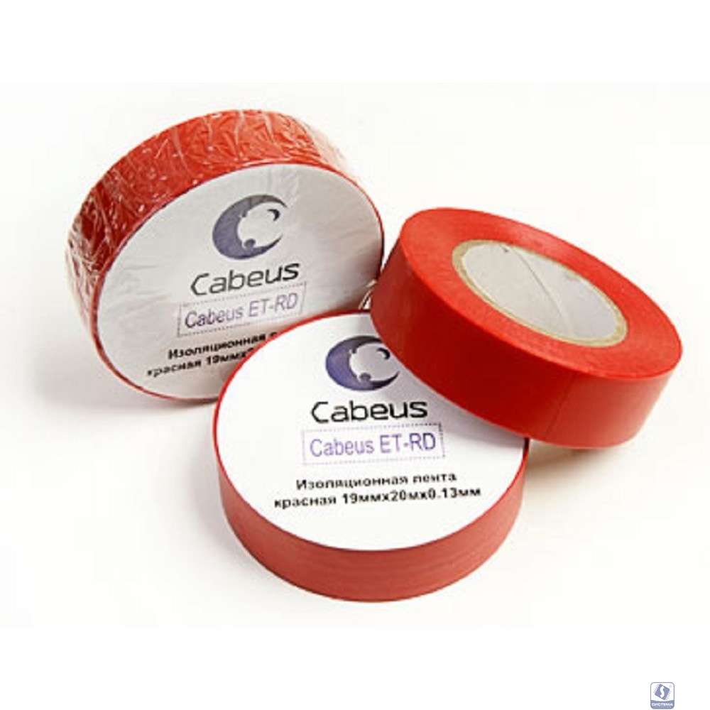 Cabeus ET-RD Изоляционная лента красная 19ммх20мх0.13м