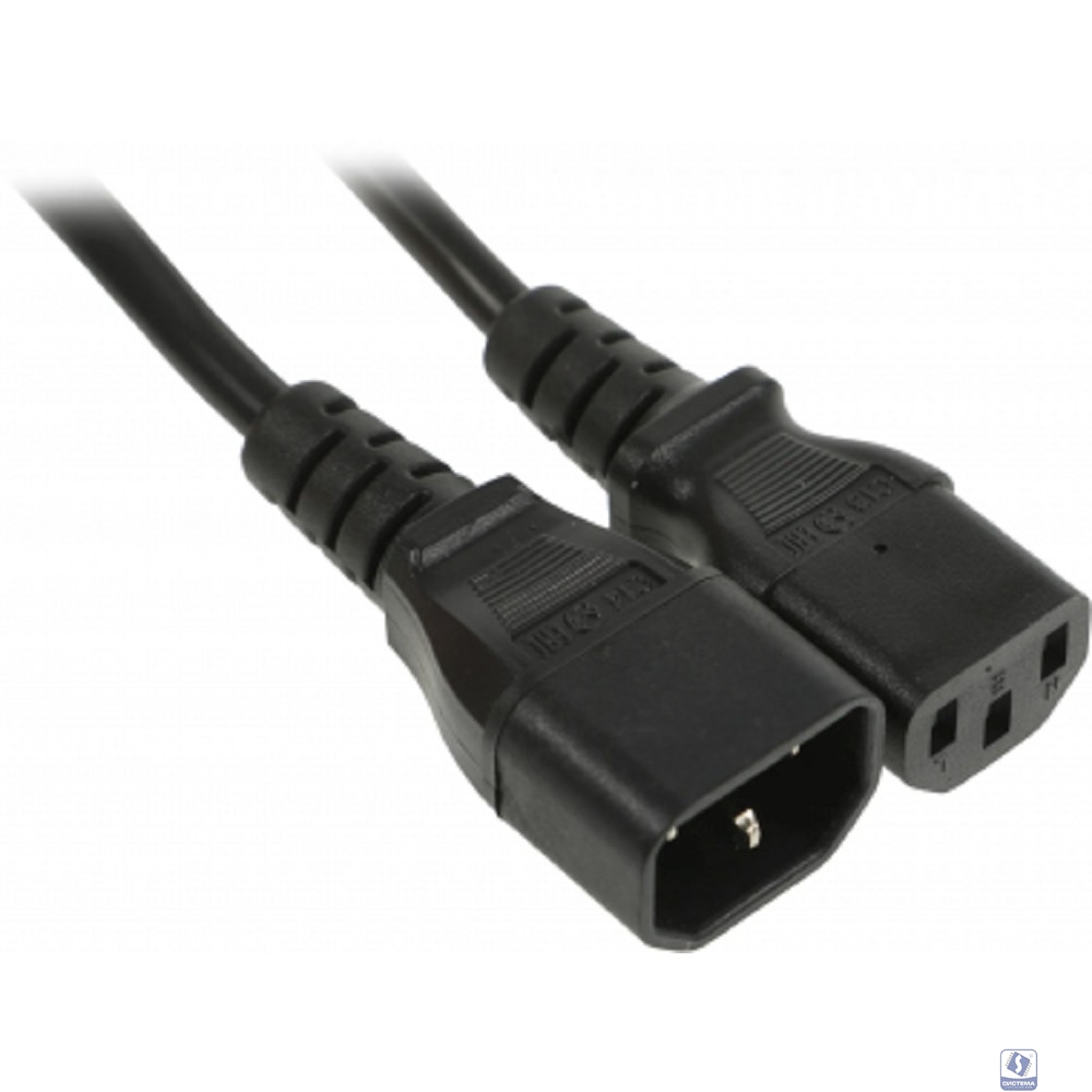 Rexant (04-2728) Шнур сетевой IEC 320 C13 – IEC 320 C14 3x1,0мм?, длина 1,8м