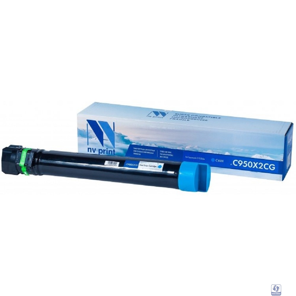 Картридж NVP совместимый Lexmark C950X2CG Cyan (ОГРАНИЧЕНИЕ ПО ПРОШИВКАМ) для C950de (22000k)
