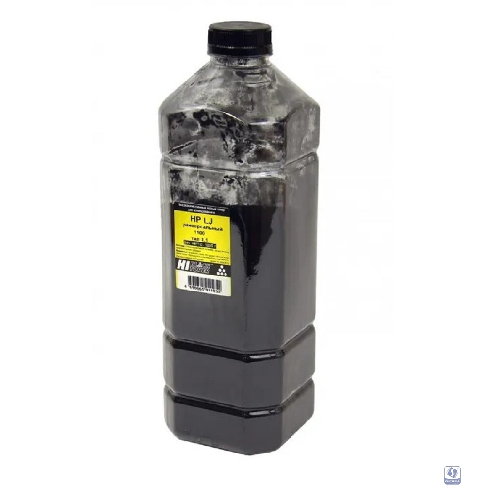 Hi-Black Тонер HP LJ Универсальный 1100  HP LJ 5L/6L/1100/1100A/3200/5Si/8000/1010/1012/1015/1018/1020/1022/3015/3020/3030/3050/3052/3055/M1005/M1319f mfp/1000w/1005w/(Hi-Black) Тип 1.1, 1кг, канистра
