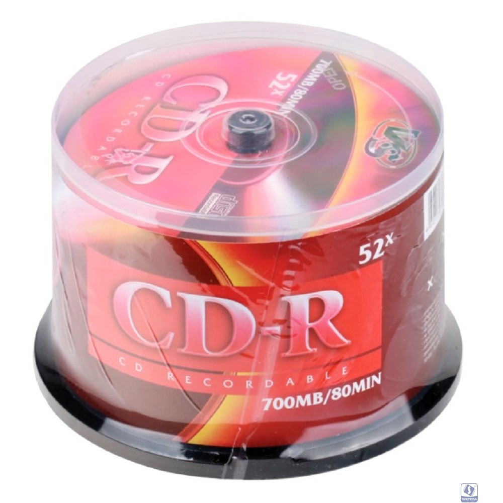 Диски VS CD-R 700MB 52x Cake/50 (620106)