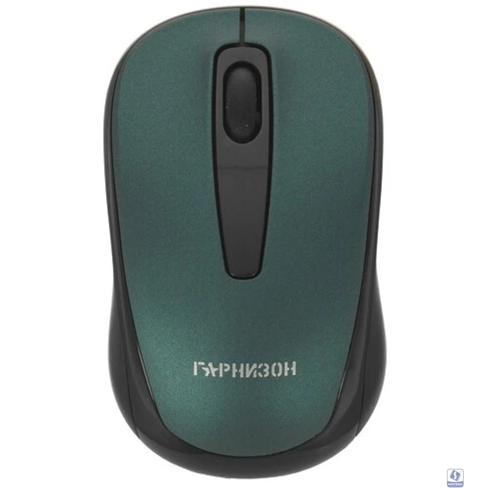 Гарнизон Мышь беспров.GMW-450-2, чип X4, зеленый, 1000 DPI, 2 кн.+ колесо-кнопка