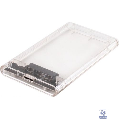 AgeStar 3UB2P4 (TRANSPARENCY)USB 3.0 Внешний корпус 2.5&quot; SATAIII HDD/SSD  пластик, прозрачный   (672691)(17312)