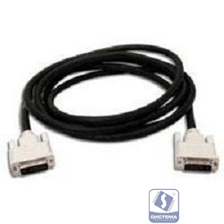 Кабель DVI-D dual link Gembird, 10м, 25M/25M, экран, феррит.кольца, пакет, черный [CC-DVI2-BK-10M]