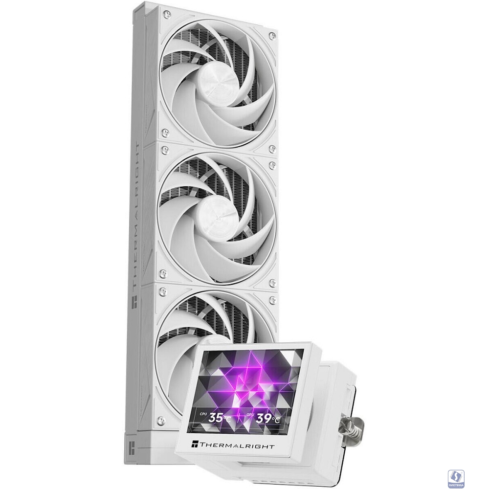 Thermalright Система водяного охлаждения Stream Vision 360 White / 3x120mm PWM Fans / TRSV360W