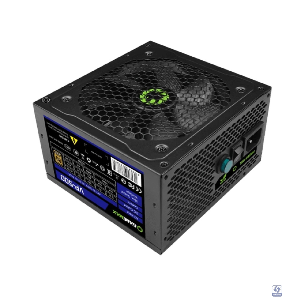 GameMax Блок питания ATX 500W VP-500 80+, Ultra quiet