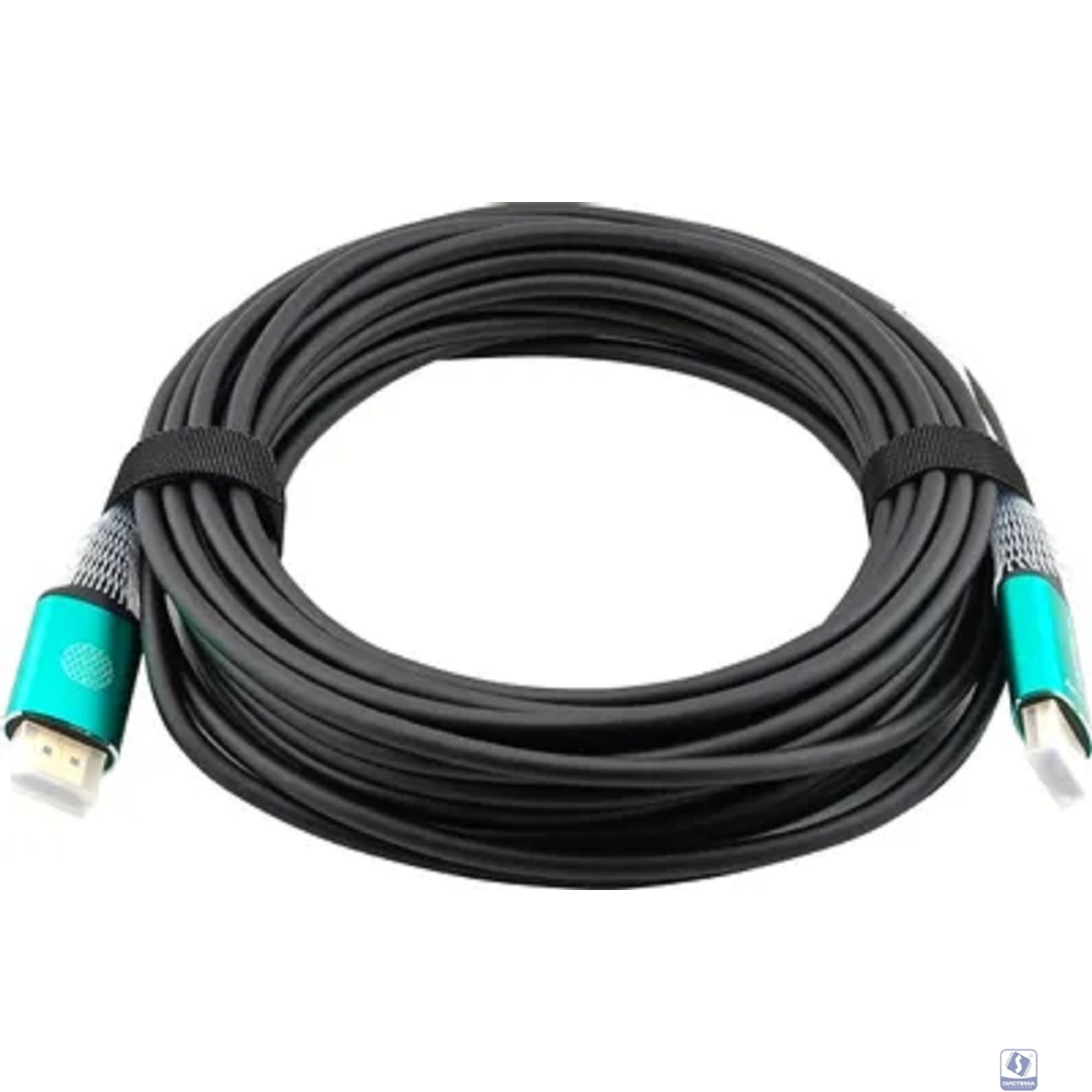 Кабель аудио-видео Cactus CS-HDMI-AOC-2.1-10 HDMI (m)/HDMI (m) 10м. позолоч.конт. черный